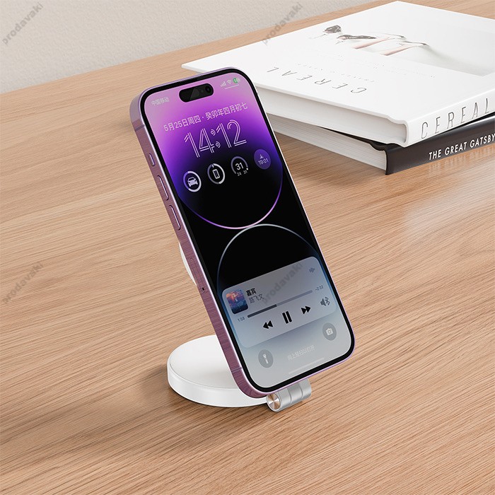 Накамерне відеосвітло з MagSafe XO SS35 Multi-Function Magnetic Folding Mobile Phone Light  White